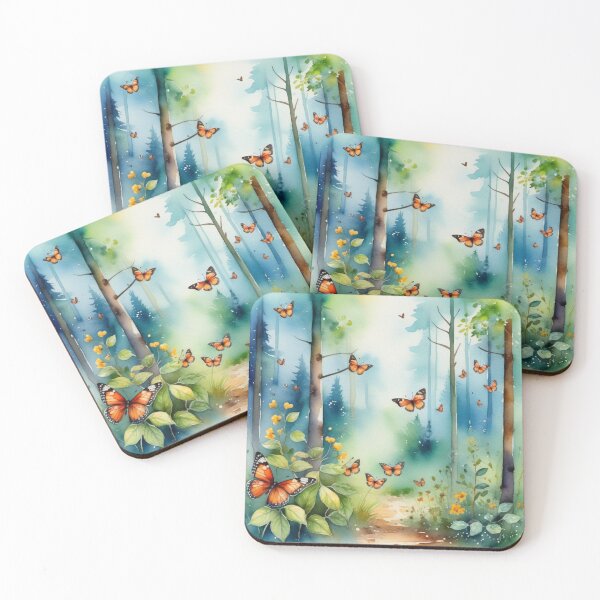 Item preview, Butterflies in the forest designed and sold by Kraftbaum.
