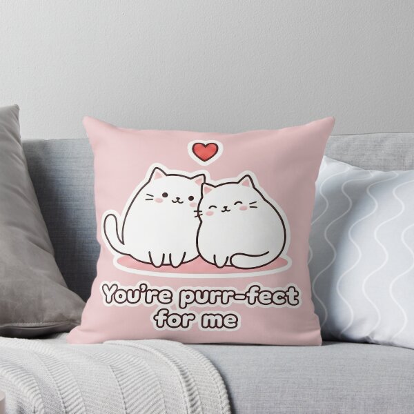 Item preview, You’re Purr-fect For Me  /  Cute Cat Valentine designed and sold by CuteKats.