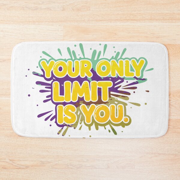 Item preview, Your Only Limit Is You - Colorful Motivational Quote designed and sold by Melcu.