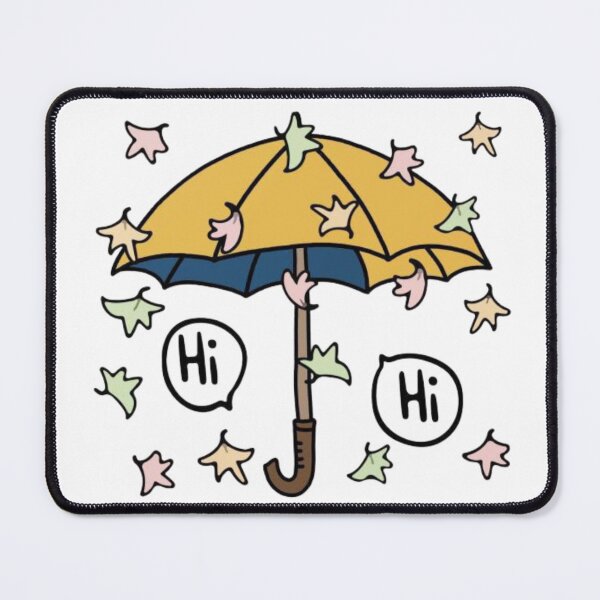 Item preview, Heartstopper Umbrella Scene Cozy Autumn Illustration designed and sold by Oniyasha.