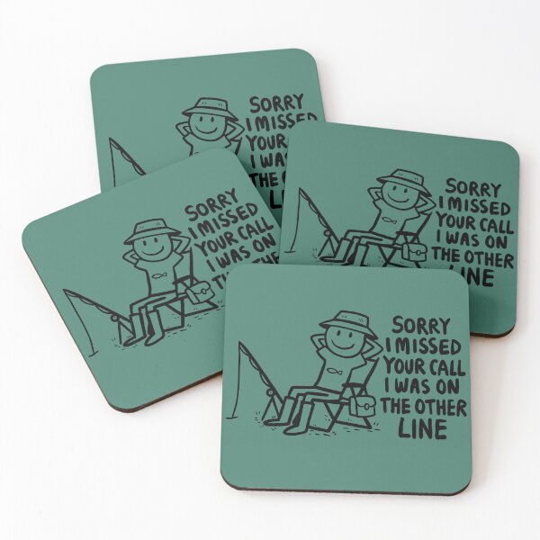 Item preview, Sorry I missed your call, I was on the other line - Funny Fishing Gift designed and sold by FunnehGacha.