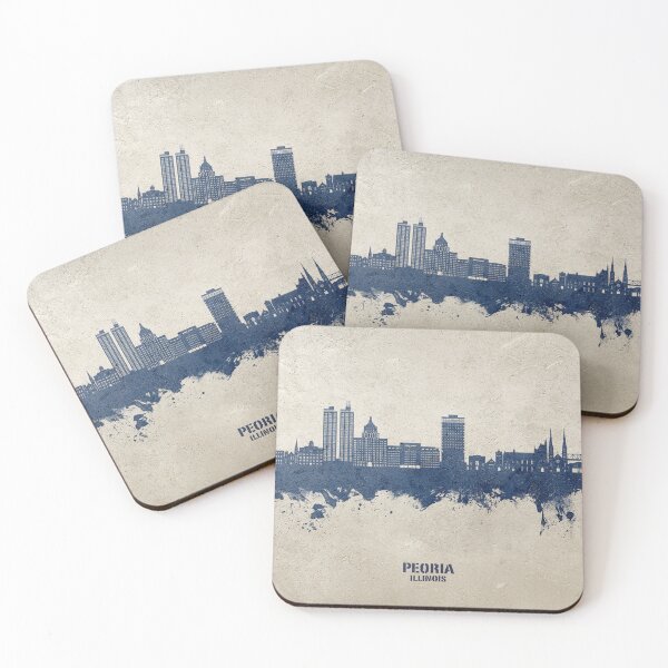 Item preview, Peoria Illinois Skyline designed and sold by ArtPrints.