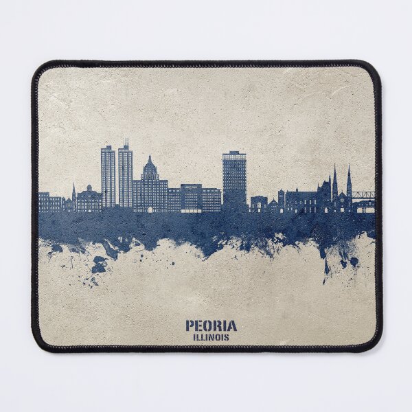 Item preview, Peoria Illinois Skyline designed and sold by ArtPrints.