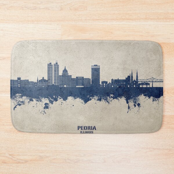 Item preview, Peoria Illinois Skyline designed and sold by ArtPrints.