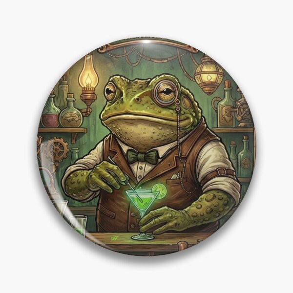 Item preview, The Bohemian Bog Toad Bartender designed and sold by GeekGuysShop.