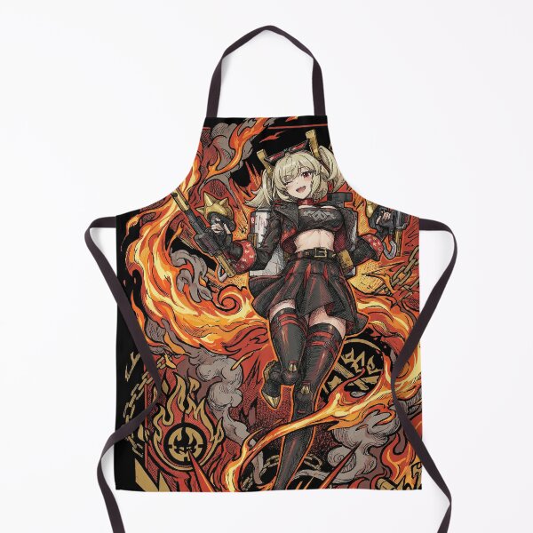 Item preview, Burnice White 80s Vaporwave Neon Flames Art designed and sold by Senpaiwaves.