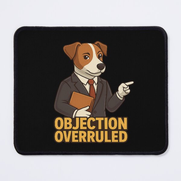 Item preview, Pixel Jack Russell Judge Ruling Objection Overruled designed and sold by Canine Cosmos.