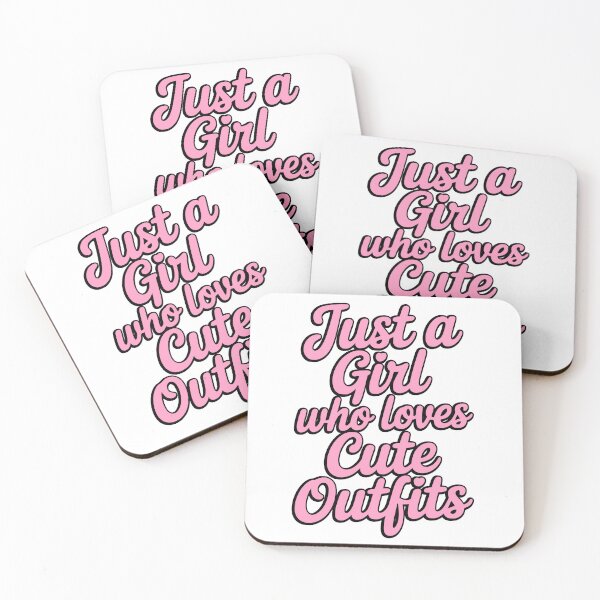 Item preview, Just A Girl Who Loves Cute Outfits! Pink Girly designed and sold by PMCreative.