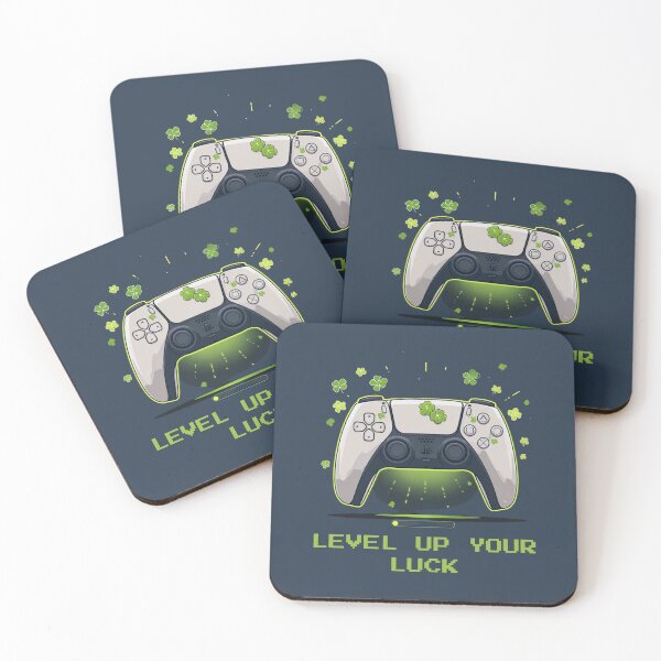 Item preview, Gamer Luck Level Up St Patricks Day Controller designed and sold by BoxofMoments.
