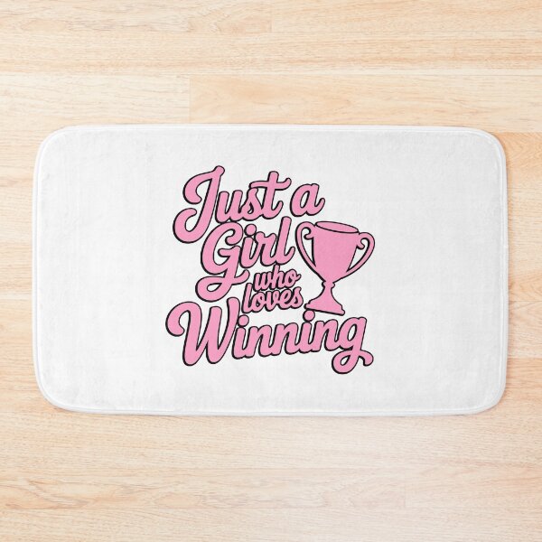Item preview, Just A Girl Who Loves Winning! Pink Girlie designed and sold by PMCreative.
