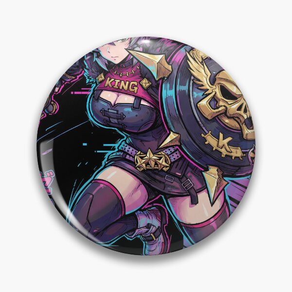Item preview, Caesar King Zenless Zone Zero Synthwave Retro Neon designed and sold by Senpaiwaves.