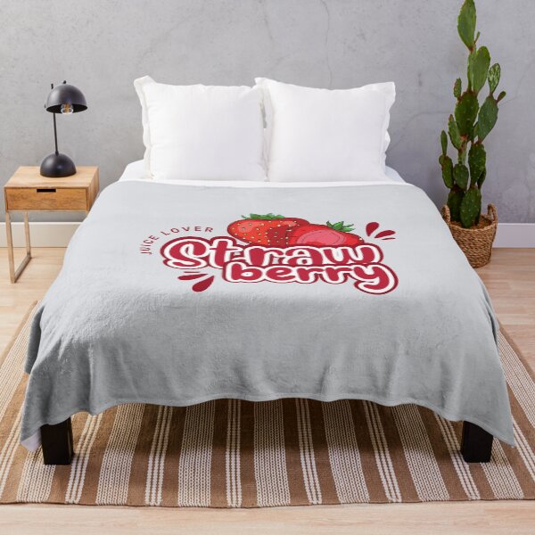 Item preview, Strawberry Juice Lover – Cute Fruit Typography & Illustration designed and sold by Tamer ⭐⭐⭐⭐⭐.