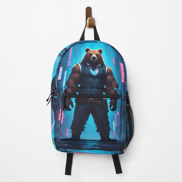 Item preview, Cyberpunk Bear Warrior Futuristic Anime Animal Art designed and sold by Neer arts.