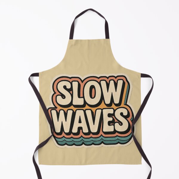 Item preview, Slow Waves Retro Psychedelic Typography Design designed and sold by |TRSSHOP|.