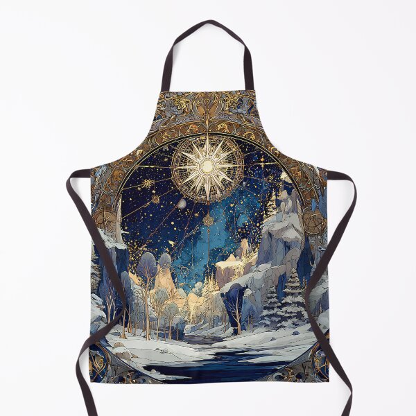 Item preview, The Ice Realm of Skadi | Norse Mythology Winter Fantasy Art | Stoneflower-Art designed and sold by Stoneflower-Art.