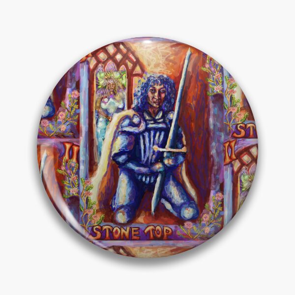 Item preview, Lesbian Knight tarot card - print designed and sold by hazartsabe.