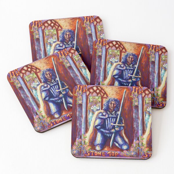 Item preview, Lesbian Knight tarot card - print designed and sold by hazartsabe.