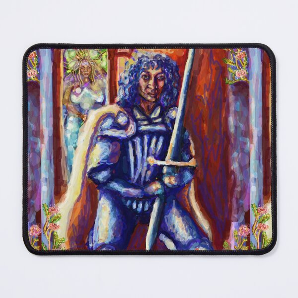 Item preview, Lesbian Knight tarot card - print designed and sold by hazartsabe.
