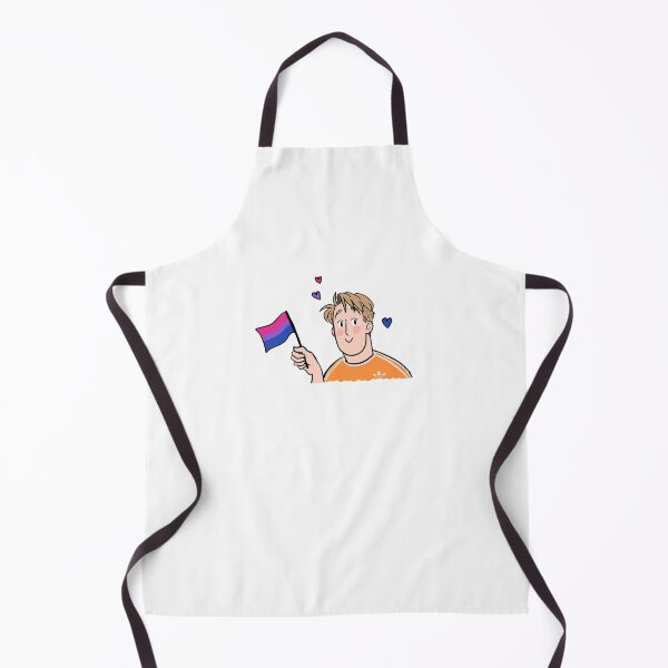 Item preview, Heartstopper Bi Pride Flag LGBTQ Illustration designed and sold by Oniyasha.