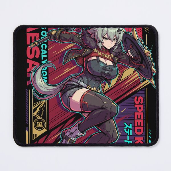 Item preview, Zenless Zone Zero Caesar King Neon Retro Vaporwave designed and sold by Senpaiwaves.