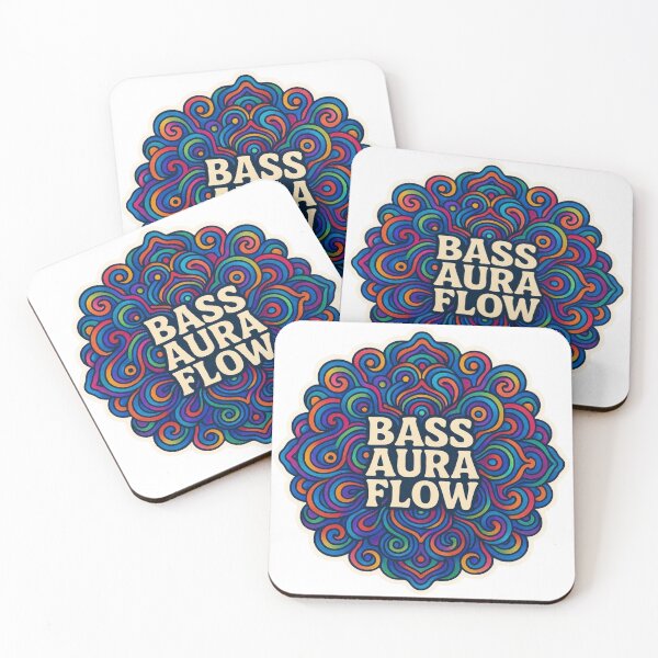 Item preview, Bass Aura Flow Psychedelic Mandala Sound Art designed and sold by |TRSSHOP|.