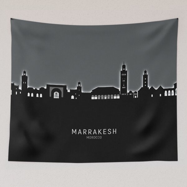 Item preview, Marrakesh Morocco Skyline designed and sold by ArtPrints.