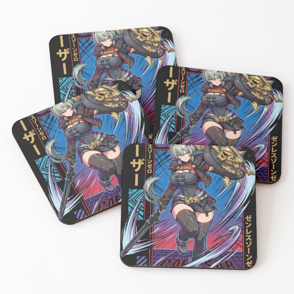 Item preview, Synthwave Retro Caesar King Zenless Zone Zero Art designed and sold by Senpaiwaves.
