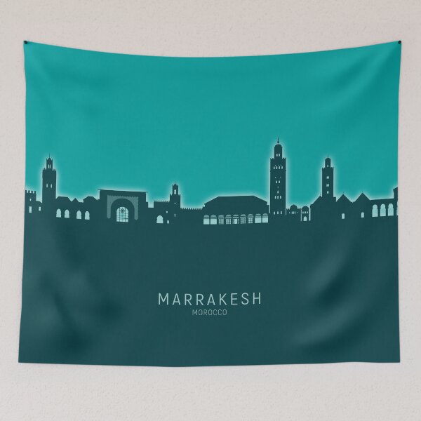 Item preview, Marrakesh Morocco Skyline designed and sold by ArtPrints.