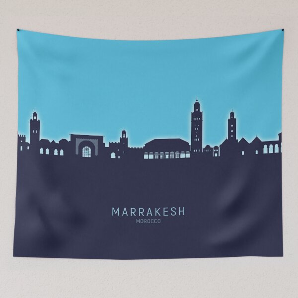 Item preview, Marrakesh Morocco Skyline designed and sold by ArtPrints.