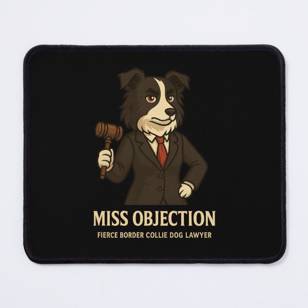 Item preview, Pixel Art Border Collie Judge Overrules The Objection designed and sold by Canine Cosmos.