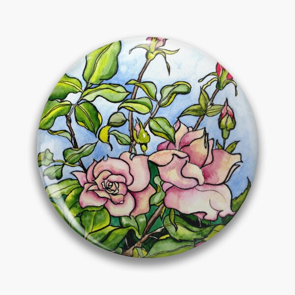 Item preview, Garden's roses in japanese style designed and sold by MartaHorodniczy.