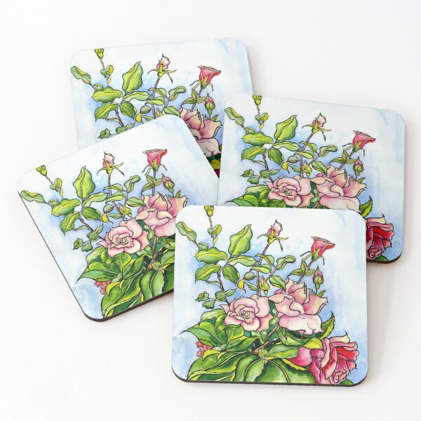 Item preview, Garden's roses in japanese style designed and sold by MartaHorodniczy.