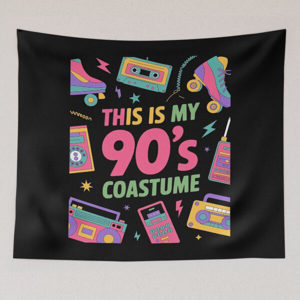 Item preview, This Is My 90s Costume 90's style Nineties Party 1 designed and sold by angolinnArt.