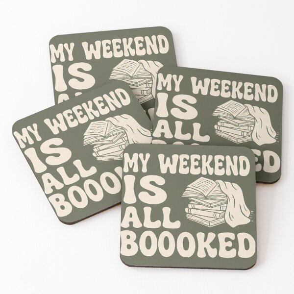Item preview, My Weekend is All Booked – Cozy Reading Lover designed and sold by ELmestka.