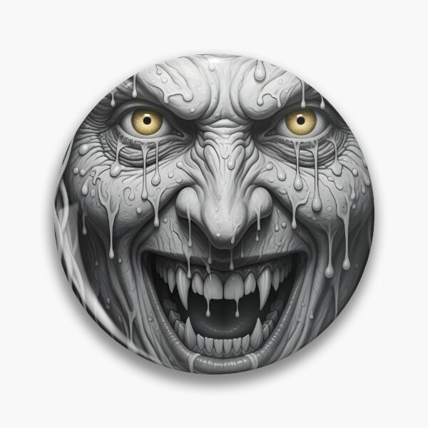 Item preview, Scary Witch. Terrifying Halloween Face. designed and sold by Shoot-The-Moon.