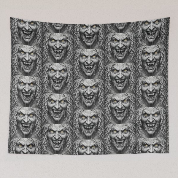 Item preview, Scary Witch. Terrifying Halloween Face. designed and sold by Shoot-The-Moon.