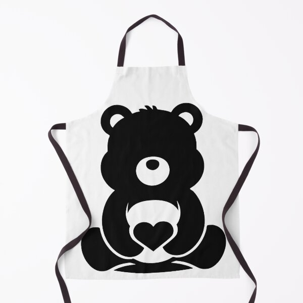 Item preview, Heartcore Teddy — Minimal Black Silhouette designed and sold by Zayn Studio.