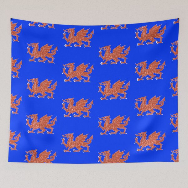 Item preview, Classic Welsh Dragon Graphic - Y Ddraig Goch Symbol of Wales designed and sold by Abaseen.