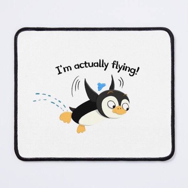 Item preview, I'm Actually Flying - Dreamer Penguin designed and sold by Art Freecia.