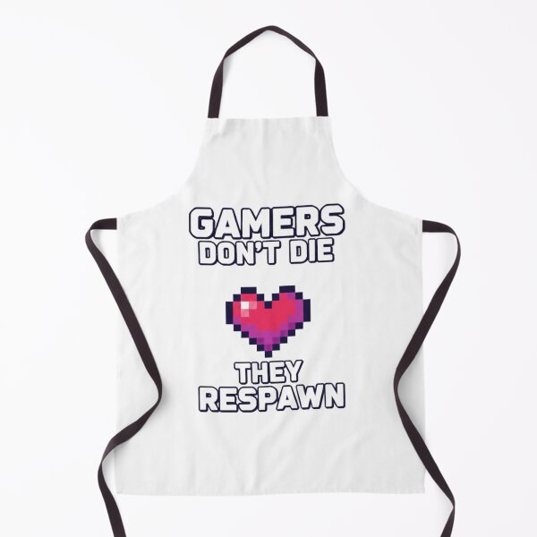 Item preview, Gamers don't die they respawn designed and sold by GeekGuysShop.