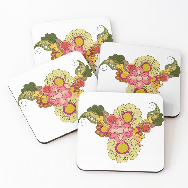 Item preview, Bohemian Henna Style Floral Graphic - Detailed Mandala Flower Art designed and sold by Abaseen.