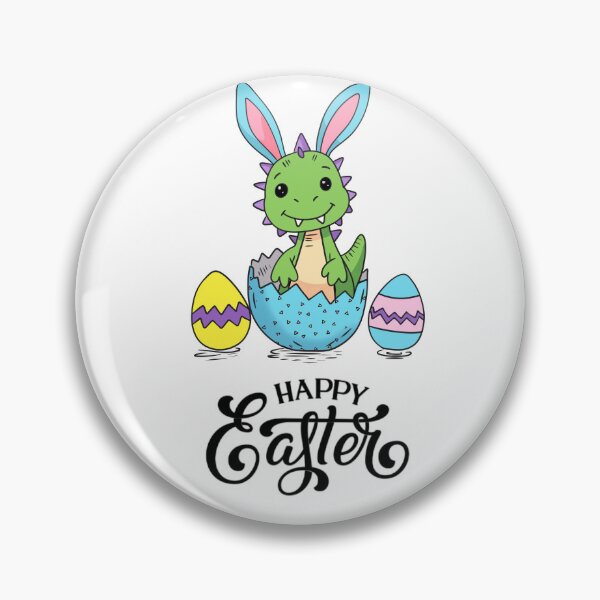 Item preview, Cute Easter Dino with Bunny Ears designed and sold by SimoesArtistry.
