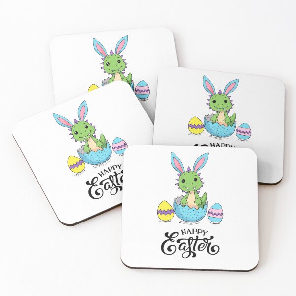 Item preview, Cute Easter Dino with Bunny Ears designed and sold by SimoesArtistry.