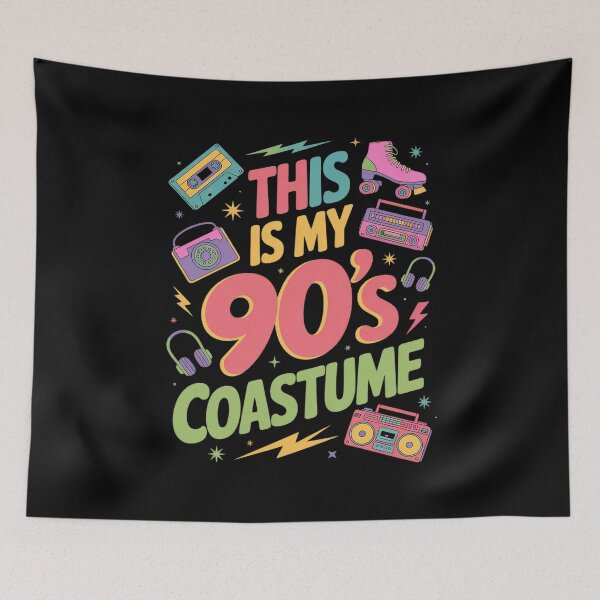 Item preview, This Is My 90s Costume 90's style Nineties Party designed and sold by angolinnArt.