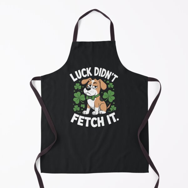 Item preview, Luck Didn’t Fetch It Funny Dog - St Patrick's Day designed and sold by Taans-Creation.