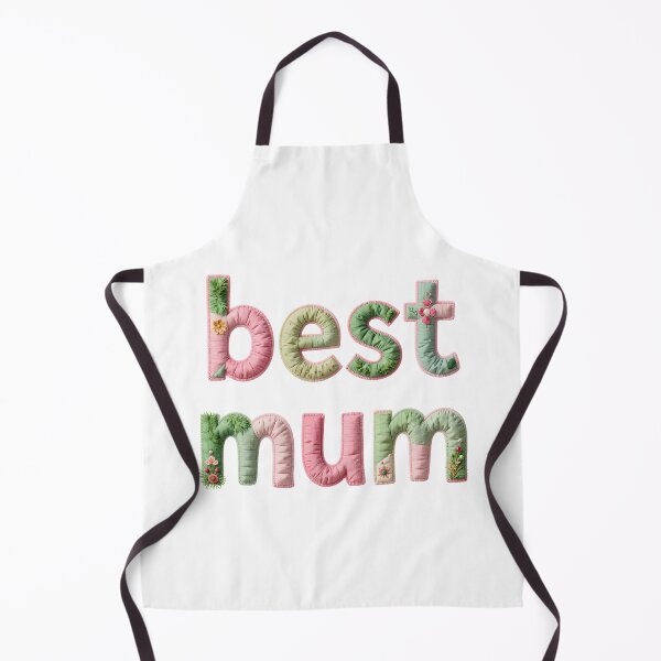Item preview, BEST MUM - IN PINK & GREEN FAUX LETTERING designed and sold by AlexOBrienArt.