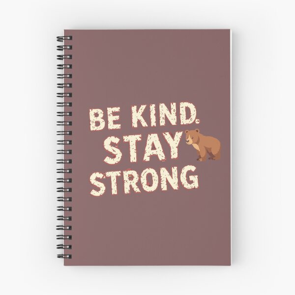 Item preview, Be Kind Stay Strong Bear Quote - Cute Motivational Positivity Design. designed and sold by LunaPrintCo.