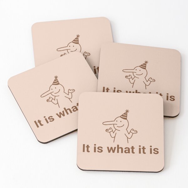 Item preview, It Is What It Is – Funny Party Hat Meme designed and sold by ELmestka.