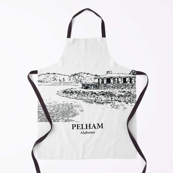 Item preview, Pelham AL - Ink Cityscape Illustration designed and sold by Lakeric Cityscapes.