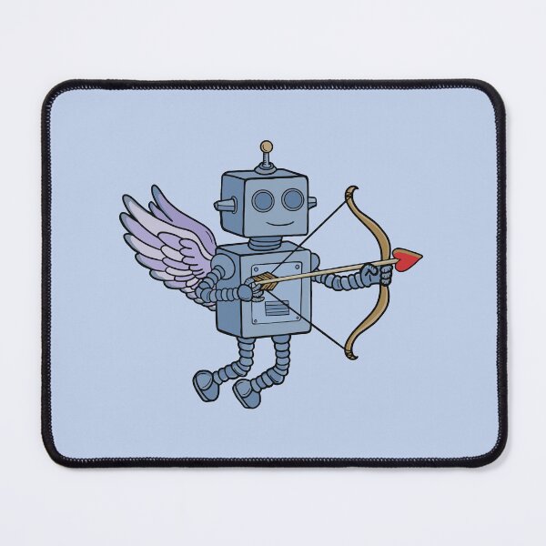 Item preview, Cute Steampunk Robot Cupid with Heart Arrow designed and sold by shopdiego.